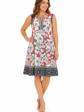 adorne cornelia cotton dress | Dresses | Adorne A Line Blue White Size 6 Parka 1950S Style Bridesmaid Dresses Size:UK10/US06 flat front dress pants